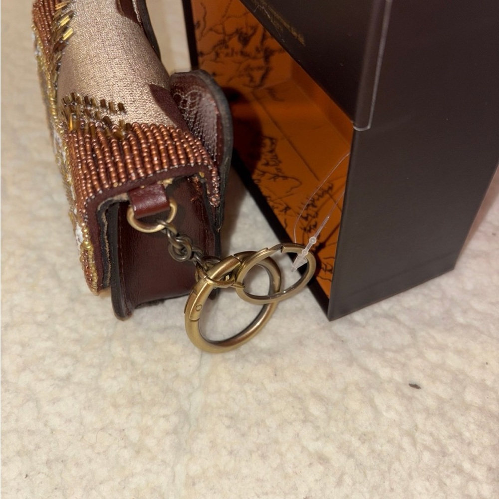 Patricia Nash Owl Cutout Mini Lanza Gift Box Hazelnut NIB - Picture 3 of 8